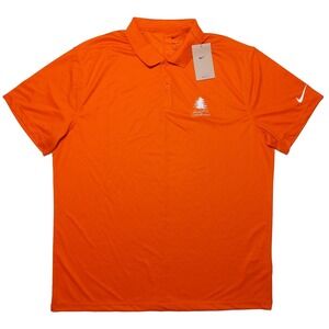 NIKE‎ GOLF Donald Ross Century of Tradition Polo Shirt Orange XL ~ New